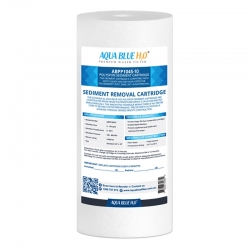 Aqua Blue H20 10x4.5 Polyspun polyproylene sediment cartridge 10Mic water filter