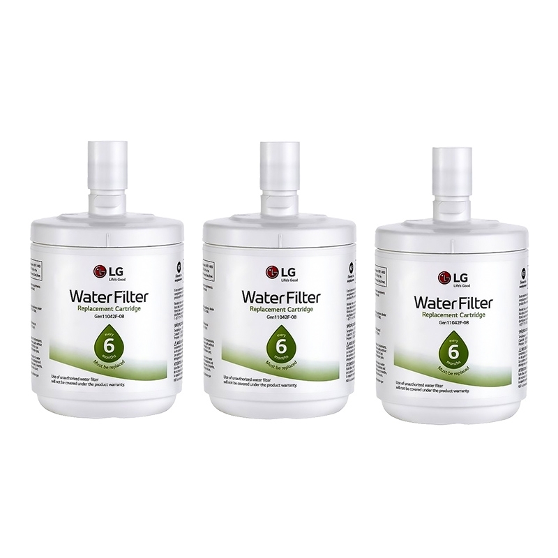 3x LG Genuine Fridge Water Filter Premium 5231JA2002A LT500P Gen11042F-08