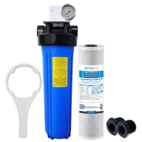 20"x4.5" Big Blue Whole House Water System with CTO Filter