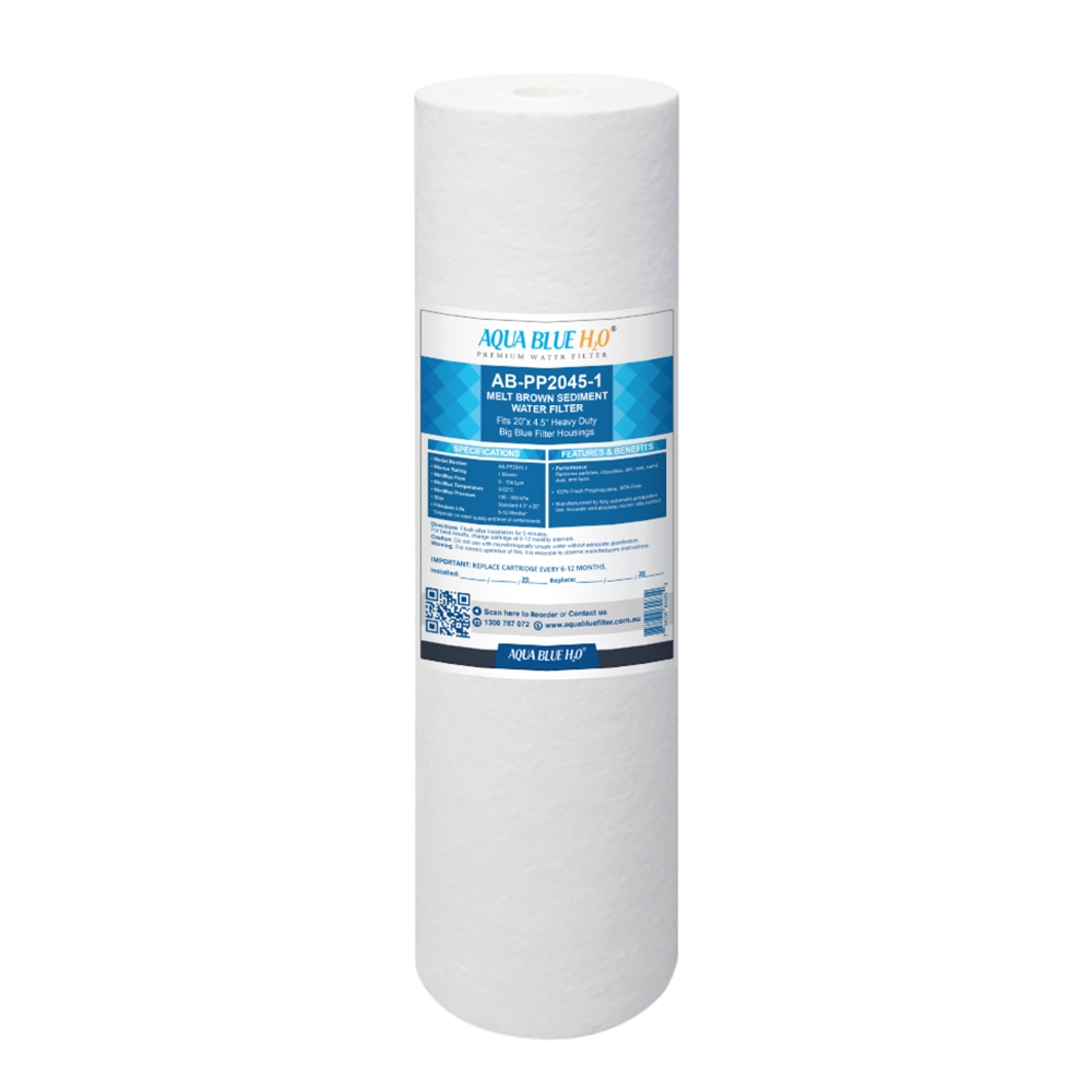 20" x 4.5" Big Blue PP Sediment Filter Cartridge 1Mic ABPP2045-1M