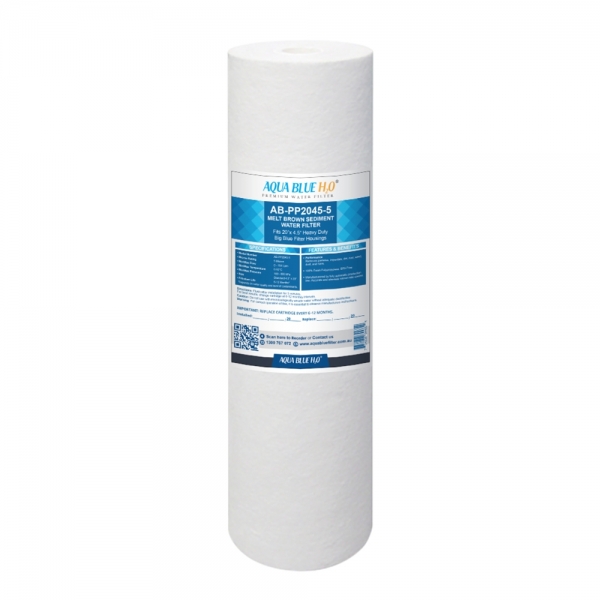 20" x 4.5" Big Blue PP Sediment 5m Filter Cartridge