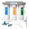 3 STAGE UNDER SINK DRINKING WATER COMPLETE FILTER SYSTEM - ACTIVATED CARBON
