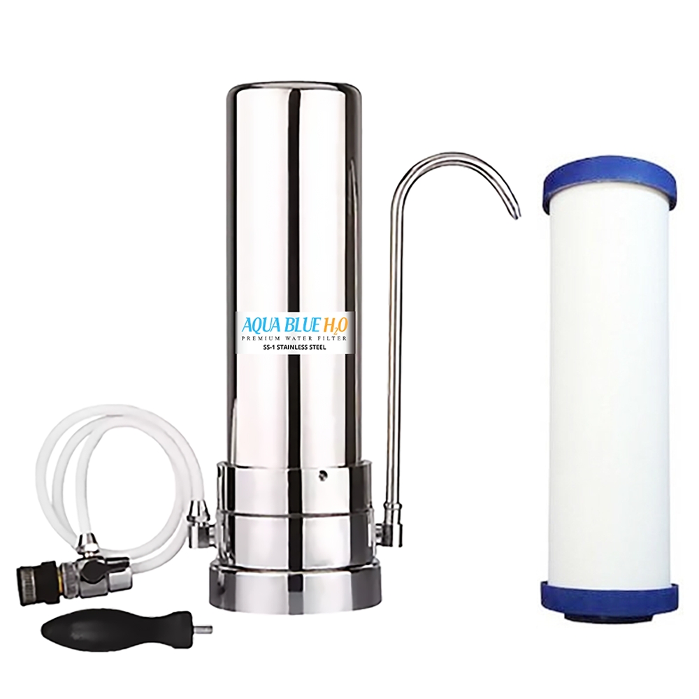 Counter Top Filter System  with Ceramic Filter Removes Flourides