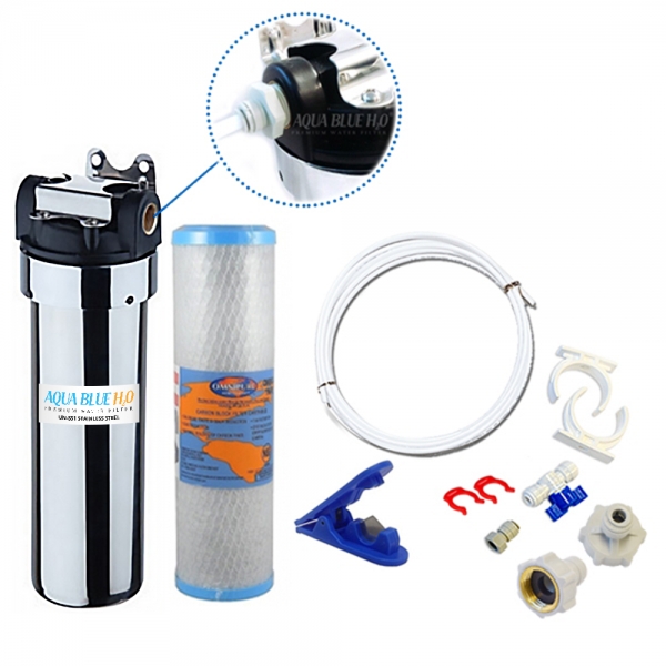 Omnipure 1 Micron  Chrome  Undersink  Drinking Water Filter System