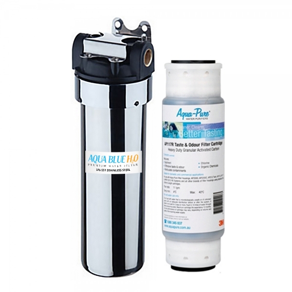 3M Aqua Pure Plus AP117 Chrome  Undersink  Drinking Water Filter System