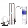 Stainless Steel Counter Top Drinking Water Filter System with Pentek CBC-10 Carbon Block Filter