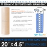 20X 4.5 ANTI BACTERIA NANO ZINC Filter for Whole house or Rain water tank filter system