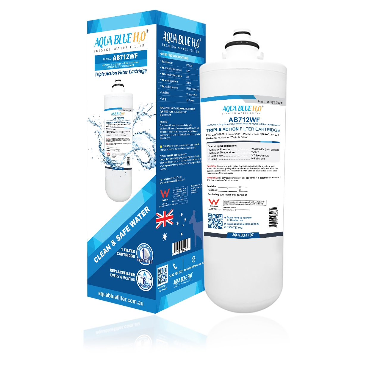 ZIP Generic 91240 Hydrotap Compatible Sub Micron Water Filter