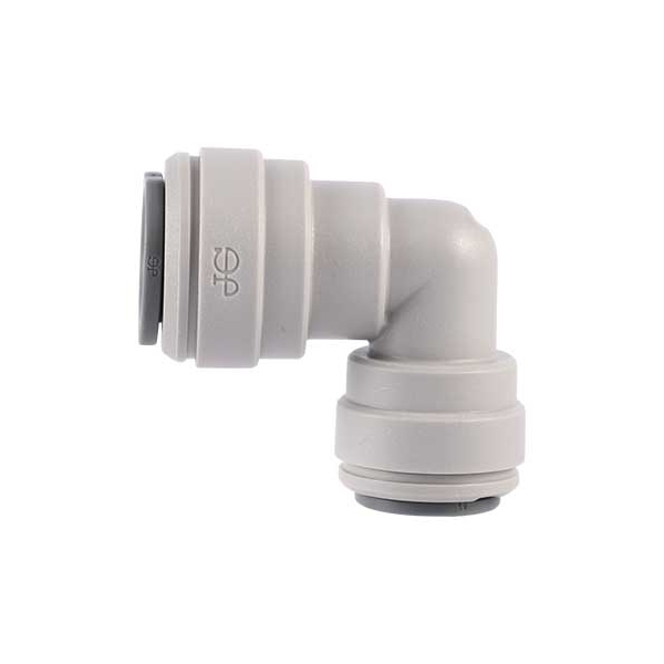 John Guest/DM Fit Grey Acetal Fittngs Reducing Elbow PI211612S/PP211612W/AEU0706 1/2 - 3/8