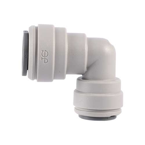 John Guest/DM Fit Grey Acetal Fittngs Reducing Elbow PI211612S/PP211612W/AEU0706 1/2 - 3/8