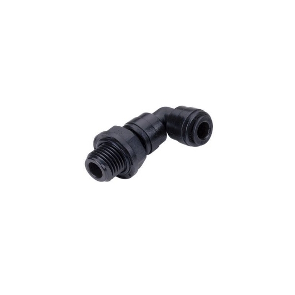 AMES0806M Male Elbow Swivel - BSP(T) Thread 8mm tube x 3/8"BSPT DM FIT