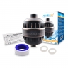 Aqua Blue H20 SF750 Brass type High Output Universal Shower Filter system with 12 stage cartridge