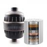 Aqua Blue H20 SF750 Brass type High Output Universal Shower Filter system with 12 stage cartridge