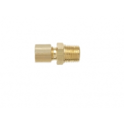 01003-0606 3 Male Connector - 3/8" x 3/8" TubeFit