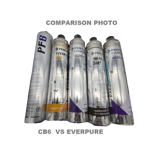 Everpure PBS400 replacement retrofit from American carbon block Paragon 7.57 LPM
