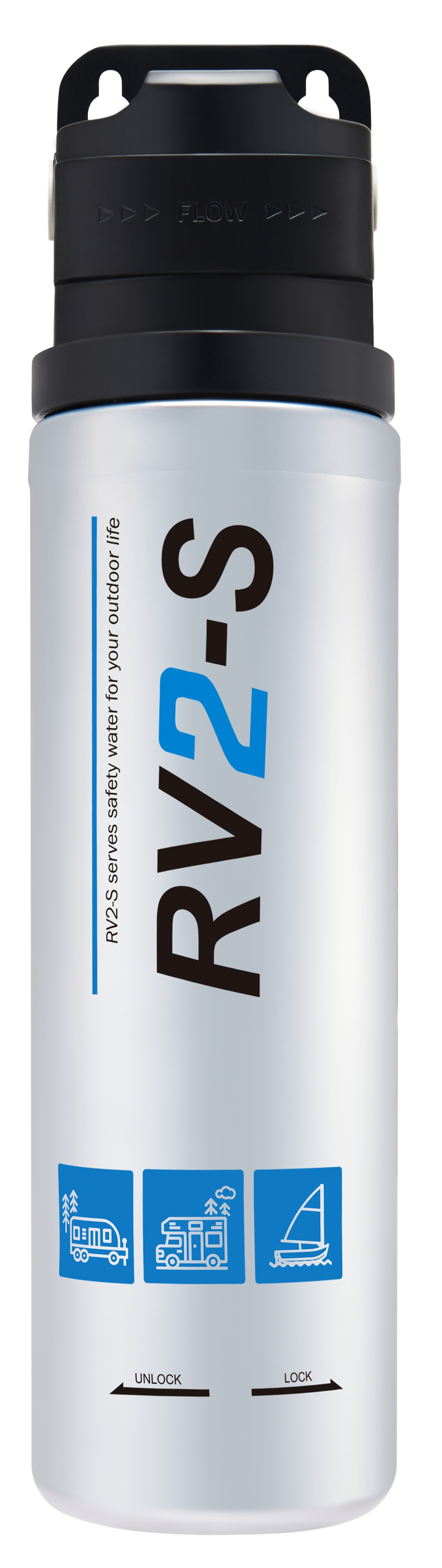 RV2-S CARAVAN FILTER WITH FULL KIT replace Everpure ADC