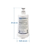 Aqua Blue H20 AB912WF Water filter fits INSINKERATOR F-601 FILTER CARTRIDGE FOR HOT WATER DISPENSER