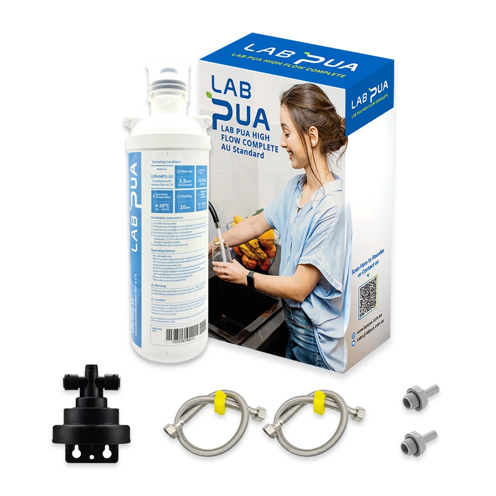 LABPUA LPA-MP1S-10 Residential Water Filter Kit 0.1 Micron UF + Scale Inhibitor