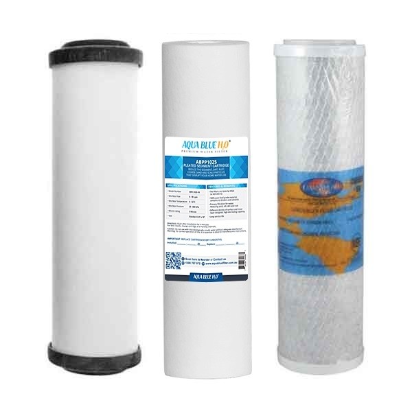 Undersink Filter Cartridges Doulton W9223006 , MB951, Omnipure OMB934 5 MIC - Complete Set