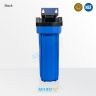 10 Inch Big Blue Housing with Presser Relief Button, 10 Micron CTO Carbon Block Filter