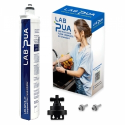 Lab Pua LPA-MP1S-17 0.1 Micron with Scale Remover Quick Twist Filter High flow Kit 1/2" hose