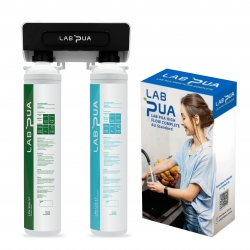 Lab Pua Twin Header series Sediment with Carbon Block with Polyphospate