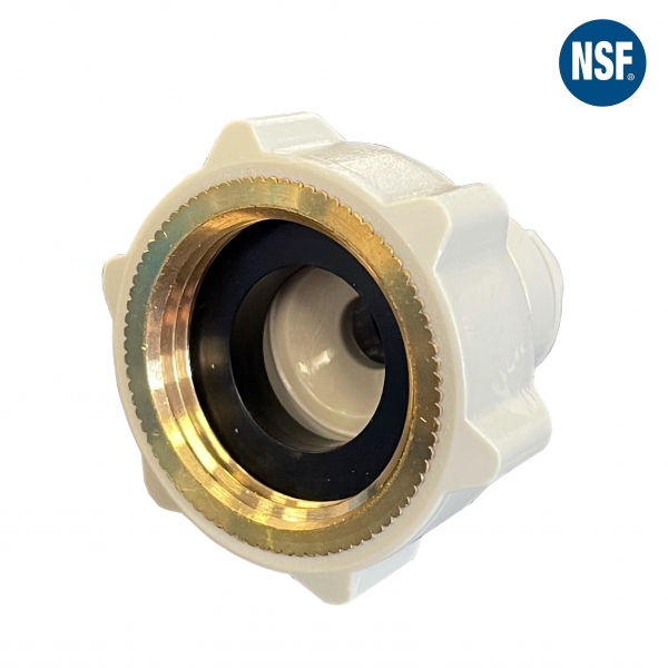 Tap Adaptor 3/4" Female BSP Thread to 3/8" Pushfit Tube original DM fit