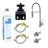 Lab Pua Residential Water Filter Kit LPA-MP1-10 10" with Mondella Resonance 35mm Chrome Side Pin Lever Sink Mixer