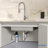 Lab Pua Residential Water Filter Kit LPA-MP1-10 10" with Mondella Resonance 35mm Chrome Side Pin Lever Sink Mixer