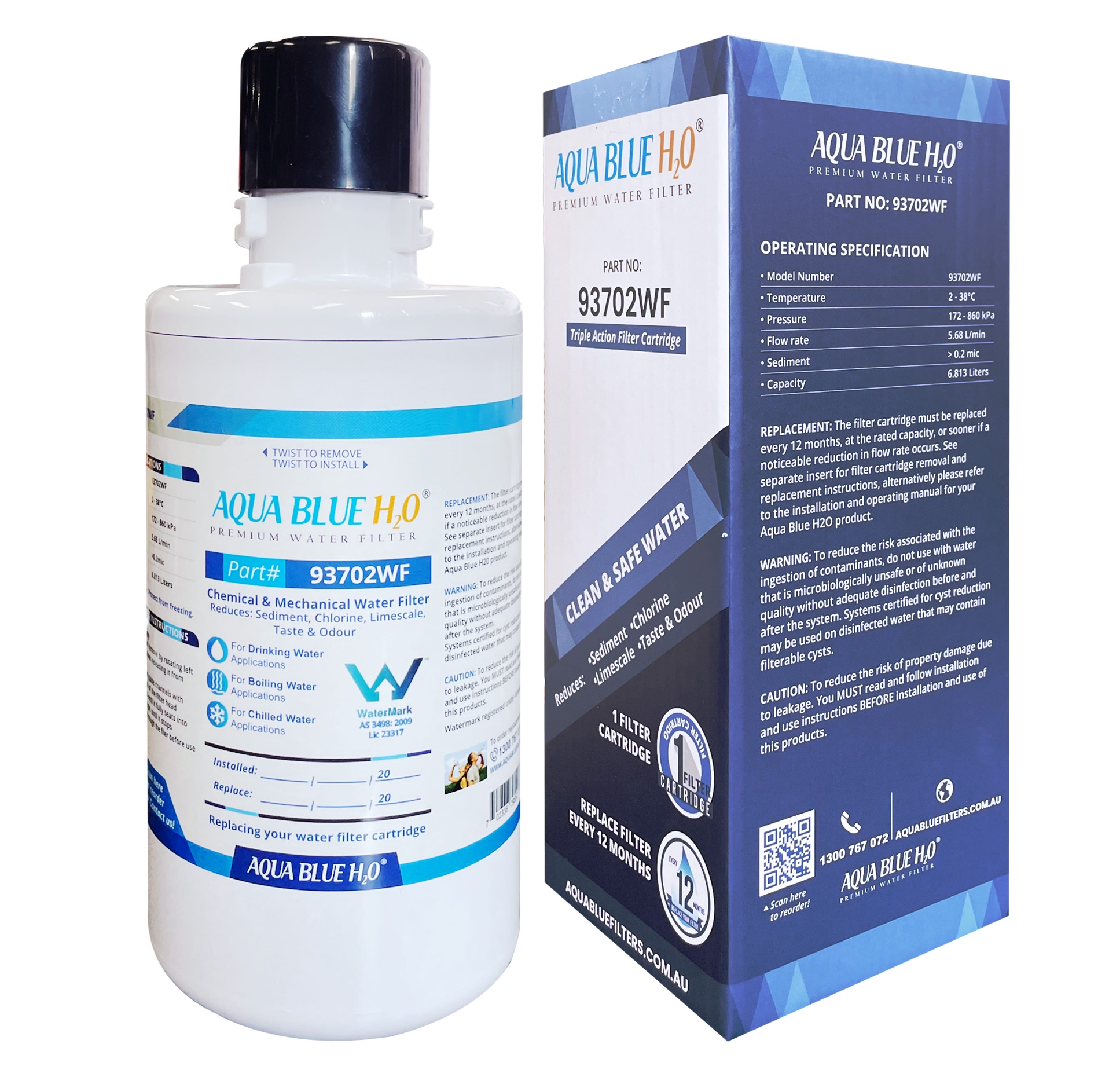ZIP MicroPurity 93702 0.2 Micron Premium Compatible Filter 1.5 Size NSF WATERMARK