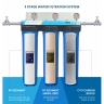 Wholehouse water system High Performance Triple Stage with Stainless Steel cover