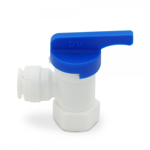 AHFA0604 3/8&Prime; Tube to 1/4&Prime; NPT Female RO Tank Tap