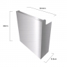 Triple stage filter system with S/S cover 