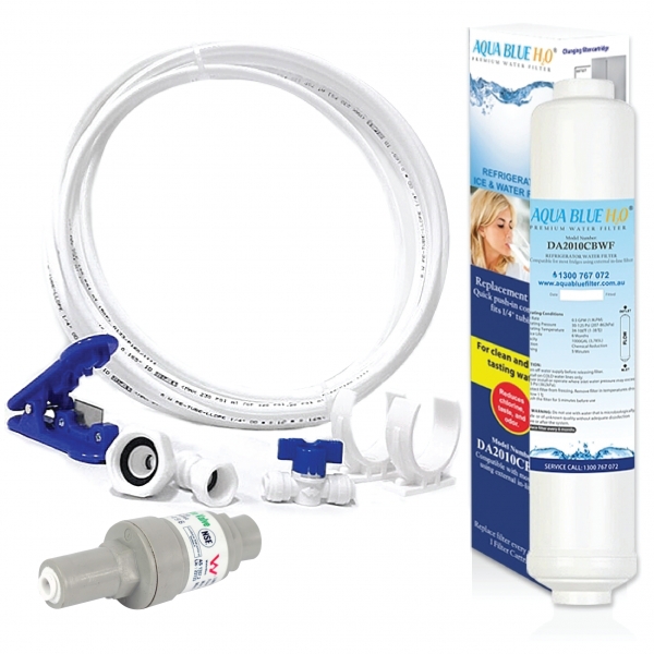 TPLV350KPA &frac14; + Water Line Hose Kit 1/4 inch + Compatible Water Filter Set
