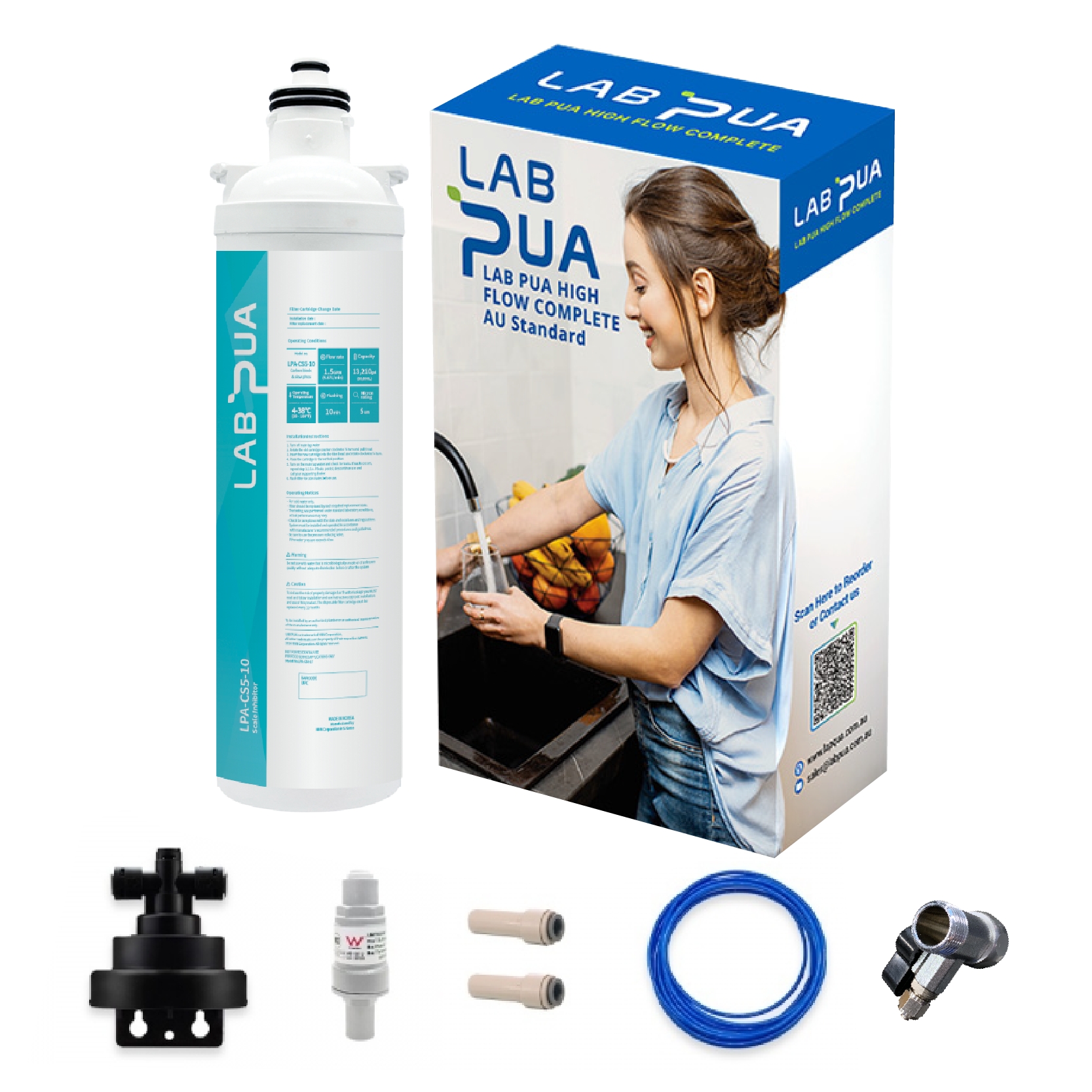 Fridge Filter Quick Connection Kit Whole Set A To Z Replace 847610 by LabPua