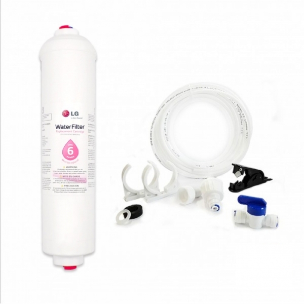 LG AJR73482513 Genuine External Fridge Filter + Hose 10 Kit