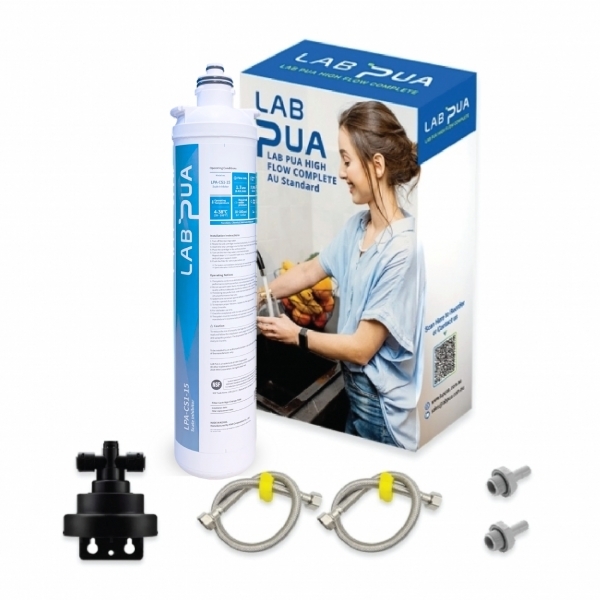 Under sink In line Water filter Kit - LAB PUA LPA-CS1-15 HIFLOW filter system