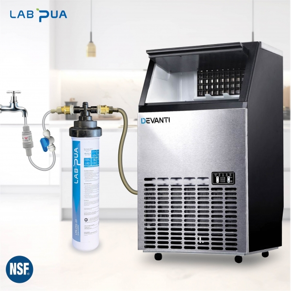 LPA CS1 15, 1mic carbon block with scale inhibitor+Devanti 45kg-60kg Ice Maker