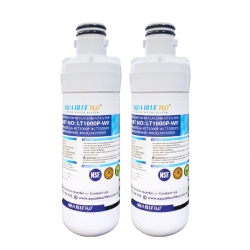 2X Aqua Blue LT1000P Fridge Water Filter, Compatible with LG LT1000P, LT1000PC, MDJ64844601, ADQ74793501