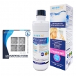 LG LT1000P, MDJ64844601, ADQ74793501 compatible water filter with LG LT120F ADQ73214404 replacing air filter