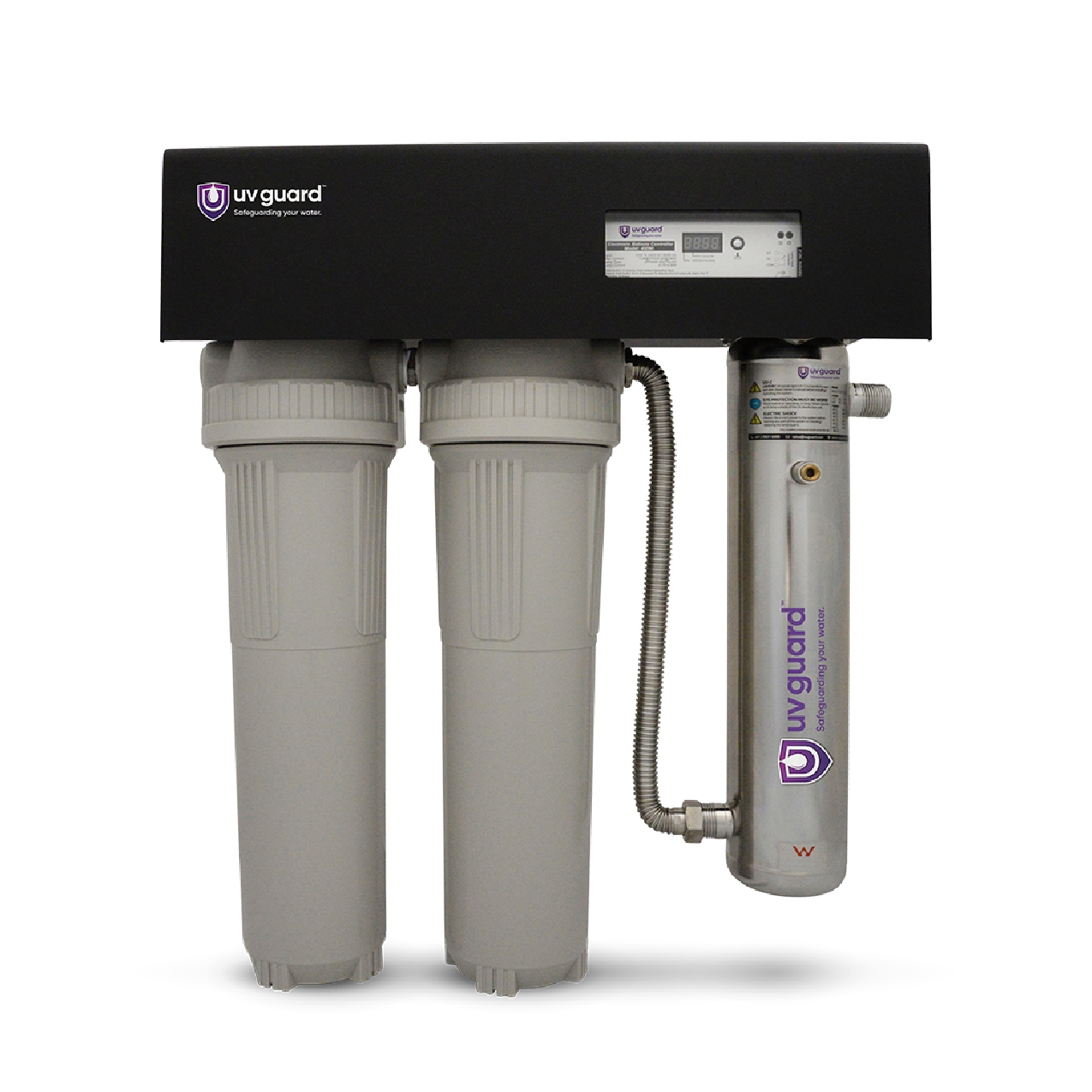 Complete Whole House Water Filter System with UV Water Filter – Large House UVG CWP55