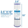 10" Clear Big Blue Housing w/ Presser Relief Button, Polyspun Sediment Water Filter