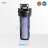 10" Clear Big Blue Housing w/ Presser Relief Button, Polyspun Sediment Water Filter