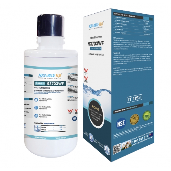 Zip 93703 93703-WF Generic MicroPurity Water Filter Cartridge 3 Micron