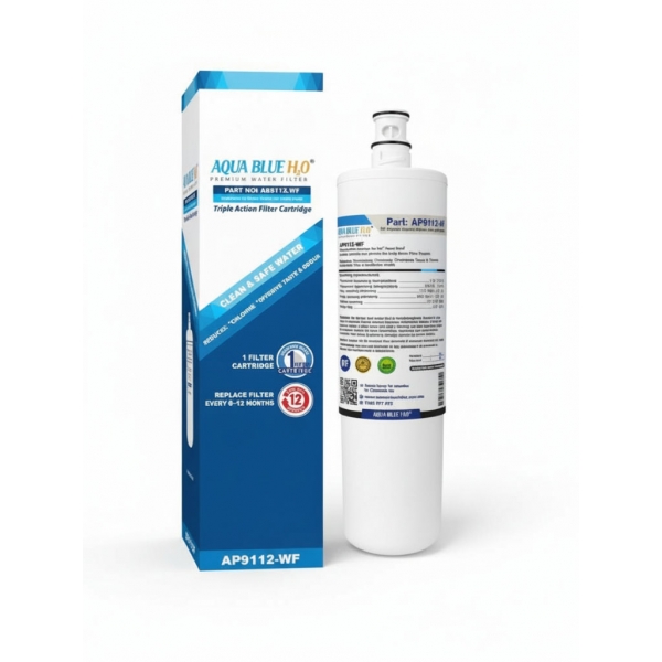 Aqua Blue H2O AP9112-WF Water Filter &ndash; Compatible with 3M&trade; Aqua-Pure&trade; AP9112 Under Sink Replacement Cartridge