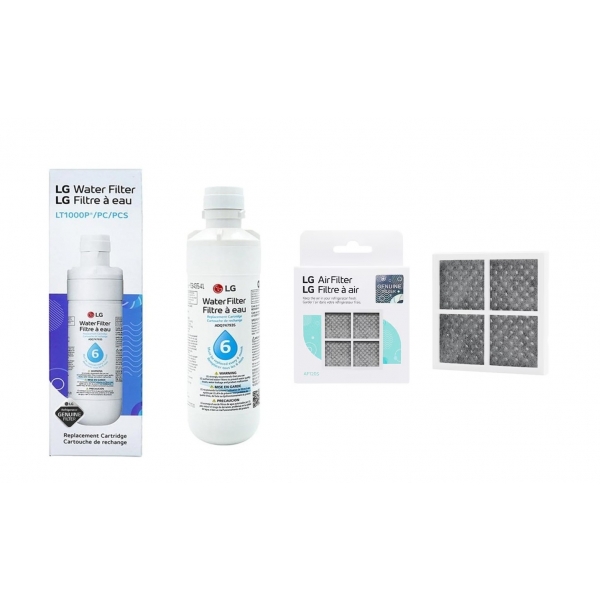 Genuine LG LT1000P MDJ64844601 ADQ74793501 Fridge Filter + Air Filter LT120F