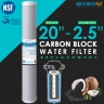 Large diameter Carbon block cartridge 20" 1 micron