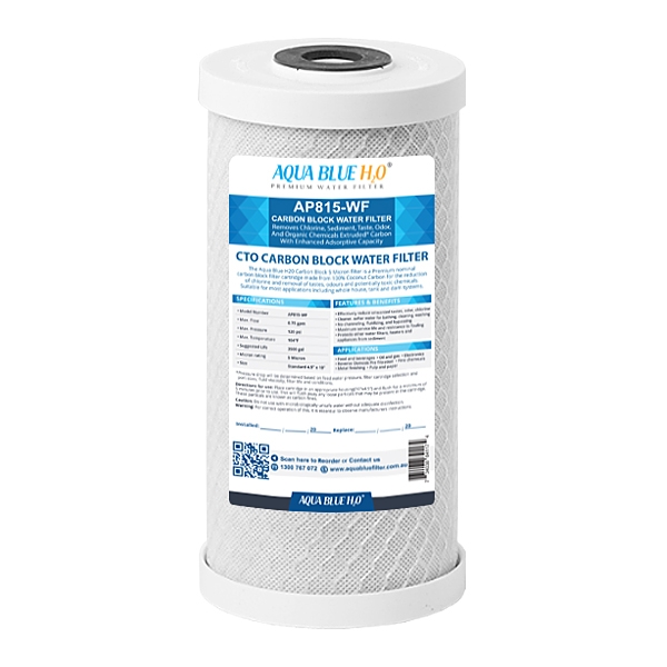 Aquapure AP815 5Micron 10 X 4.5 Whole House CTO Carbon Filter ABCTO1045-5M