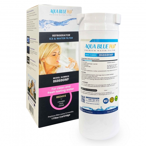 868686-WF Compatible Water Filter for Fisher & Paykel FWC5, Haier HRXWF & GE XWFE/XWF Fridge Filters
