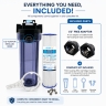 Caravan Water Filter System Camp Van Heavy Duty Brass Fitting with Puretec Pleated Sediment PP011